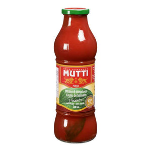 Mutti Strained Tomato Sauce With Basil 680ml