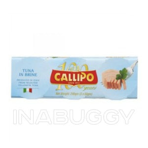 Callipo Solid Light Tuna "in Water" - 3 tins/80g each