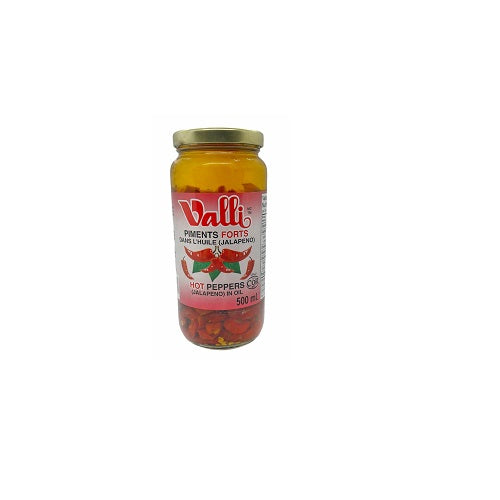 Valli Hot Peppers in Oil - 500ml