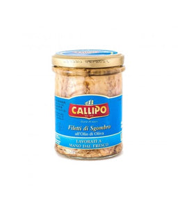Callipo Fillets of Mackerel in "Olive Oil" - 150g - GLASS