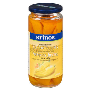 Roasted Sweet Yellow Peppers Krinos 500 ml