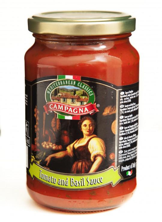Tomato sauce with Basil Campagna 350g