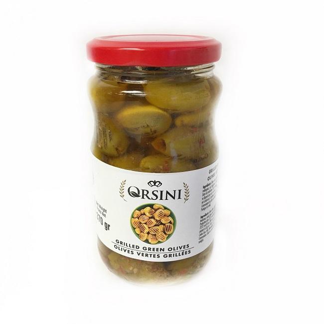 Orsini Grilled Green Olives - 370 gr