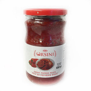 Orsini Sweet Pepper Paste - 650gr Glass Jar