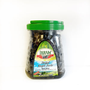 Natural Black Olives "Yagli Sele "  less salt- 1500g net - PET