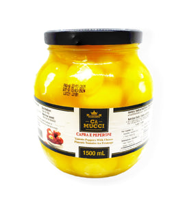 Cheese filled yellow tomato peppers 1500ml