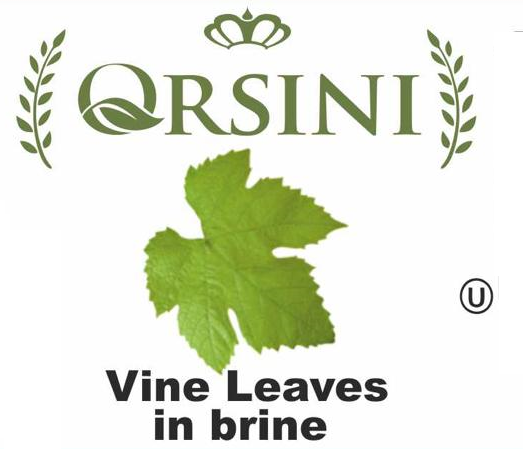 ORSINI Vine Leaves In Brine Vacuum Bag 400g - Turkish Mart 