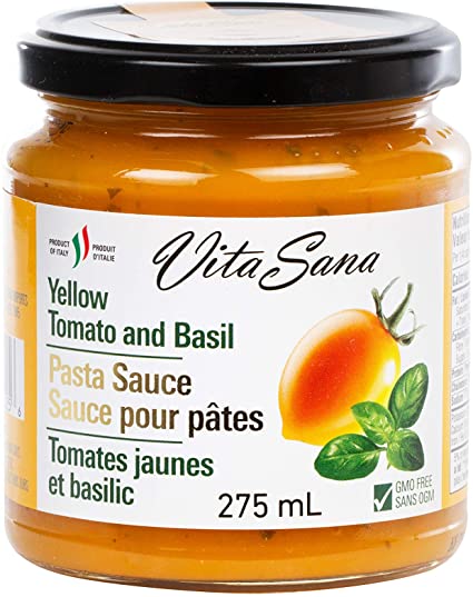 Vita Sana - Yellow Tomatoes and Basil Pasta Sauce 275ml