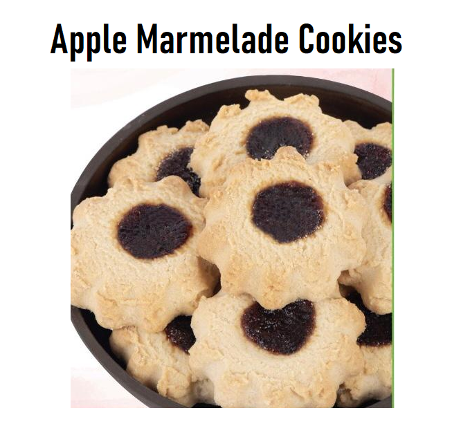 apple marmelade cookies
