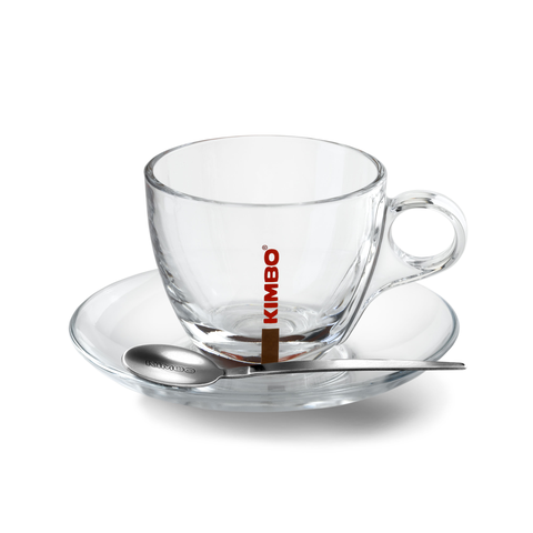 Kimbo Glass Cappuccino Cup (6/set)