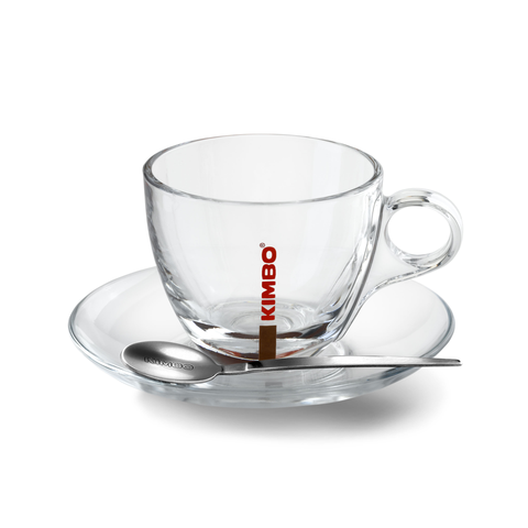 Cappuccino Cups- Set  Kimbo by Kaleidos. Porcelain 6 Oz Cup