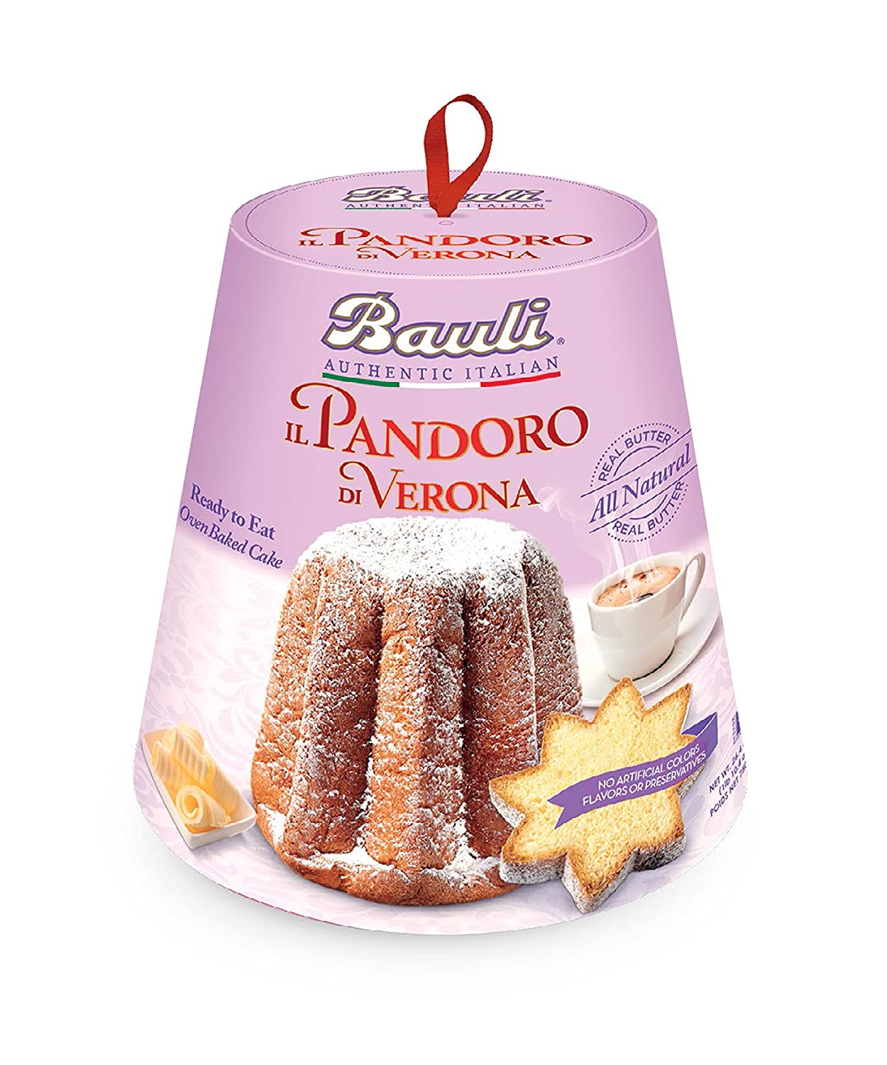 bauli pandoro italian cake 2 variants