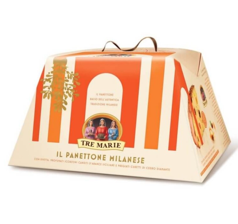 il panettone milanese sultanas and candied citrus fruit 750g