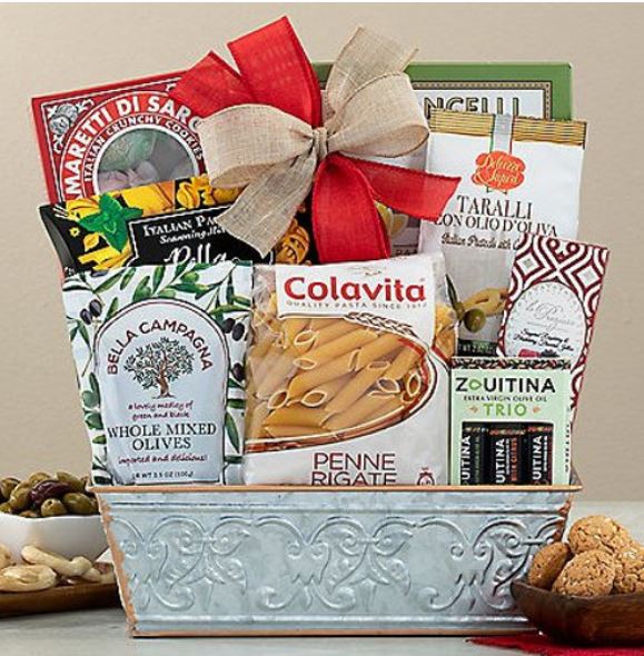 italian food gift basket 4 sizes