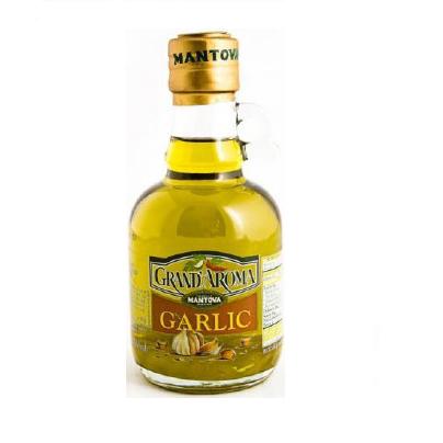 italian olive oil with garlic mantova 250ml