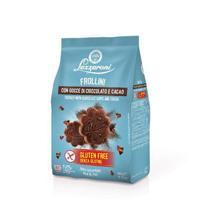 Lazzaroni Gluten Free Cookies with Chocolate Chips and Cocoa & with Ground Hazelnut