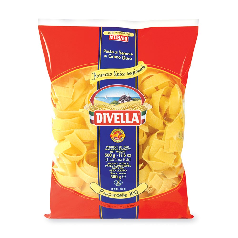 Pappardelle | Divella | Italian pasta | 100 500gr - ItalianMart