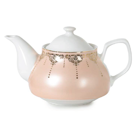 Pink Porcelain Teapot