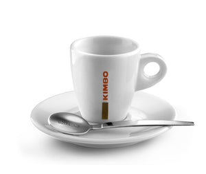 Kimbo Espresso Cup and Saucer Ceramic (6/set)