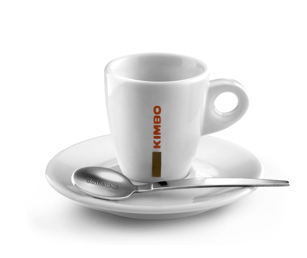 Kimbo Espresso Cup and Saucer Ceramic (6/set)