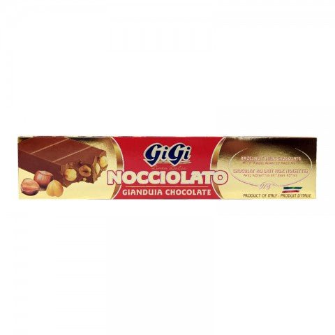 Torrone GiGi Nocciolato Nougat with Hazelnut Milk Chocolate 200 g - ItalianMart