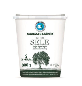 Cured Black Olives "S" - 800g - PET - Turkish Mart 