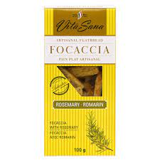 Vita Sana Focaccia Flatbread with Rosemary 100g